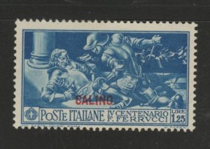 Italy Aegean Island of Calino, Calimno overprint Scott 13 MH*