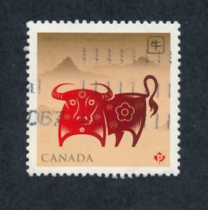 Canada 2009 Scott 2296 used - P, Year of the Ox