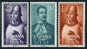 Ifni Spanish 103-105,MNH.Michel 216-218. Jofre Tenoria,C.Fernandez-Duro,1962.