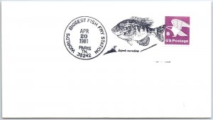 US SPECIAL POSTMARK EVENT COVER WORLD'S BIGGEST FISH FRY AT PARIS TENNESSEE (a)