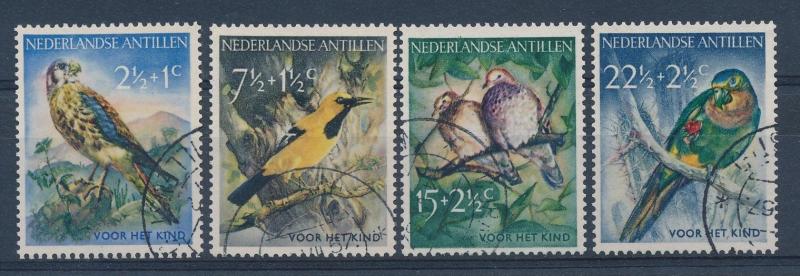 [23115] Netherlands Antilles 1958 Birds Vögel Oiseaux Ucelli Used very nice set