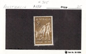 Australia 385 Used  1965 (SC0_083)