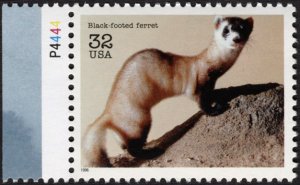 U.S. #3105a 32¢ MNH (Endangered Species: Black-footed Ferret)