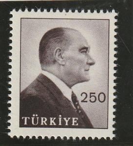 Turkey  Scott#  1459  MNH