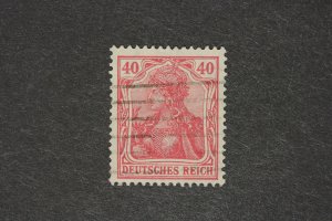 Deutsches Reich Germania           40 Pfennig          Mi. Nr. 145     Type II