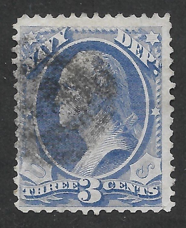 Doyle's_Stamps: 1873 Used Navy Official Issue, Scott #O37