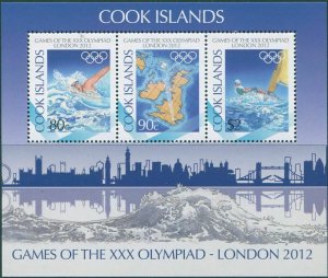 Cook Islands 2012 SG1659 Olympics MS MNH