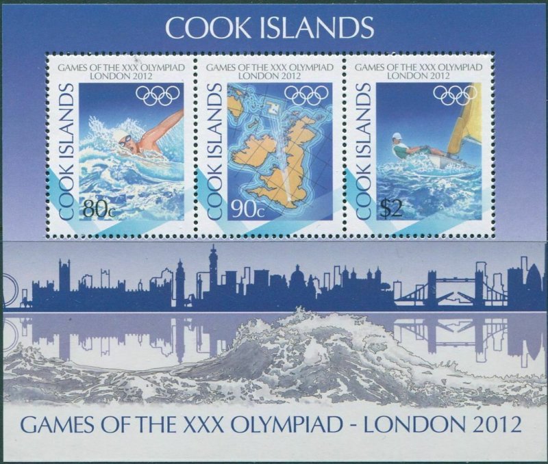 Cook Islands 2012 SG1659 Olympics MS MNH