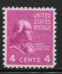 USA 808: 4c Madison, MNH, F-VF