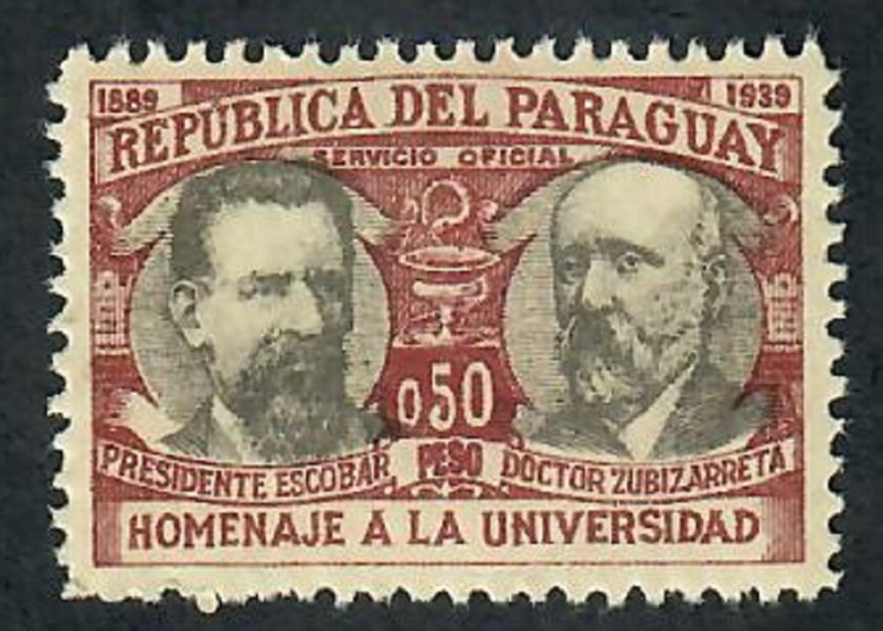 Paraguay O99 Mint Hinged single