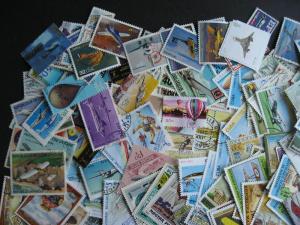 Airplanes, Aircraft topic 550 different stamps, 9 SS, includes postally used!
