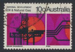 Australia  Sc# 486  Oil and Natural gas 1970   Used