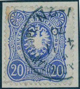 Germany 1879 Offices in Turkey 20Pfge V34 Vorlaufer Forerunner Deutsche Po 93947