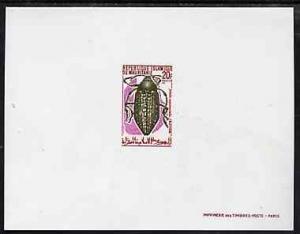 Mauritania 1970 Insects 20f (Julodis aequinoctialis) delu...