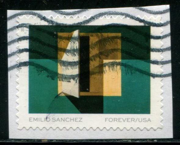 5597 (55c) Emilio Sanchez SA,  used on paper