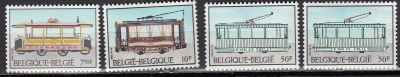 Belgium - 1983 Trolley Sc# 1135/1137 - MNH (1317)