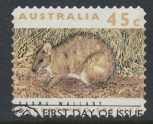 Australia SG 1327 Used perf 11 Wallaby SC# 1241 w/first day issue cancel see ...