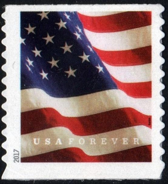 SC#5158 (49¢) U.S. Flag Coil Single (2017) SA