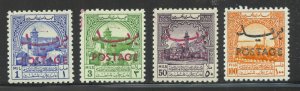 Jordan Scott 344-347 Unused VLHOG - 1956 Overprints Issue - SCV $8.75