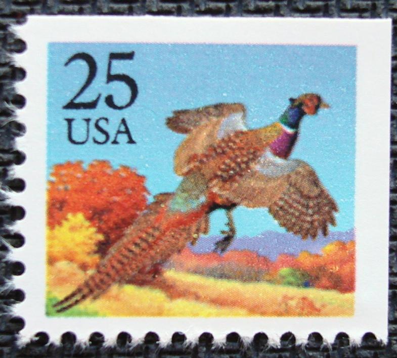 US #2283 MNH Booklet Single, Pheasant SCV $.50 L10