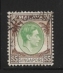 Singapore Used Scott cat.# 20