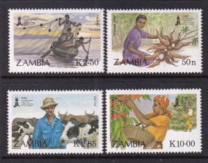 Zambia 436-439 MNH VF