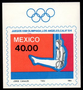 Mexico - Mint Souvenir Sheet Scott #1357 (Olympics: Gymnastics)