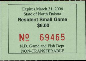 NORTH DAKOTA #24 2005  STATE DUCK STAMP BOOKLET TYPE