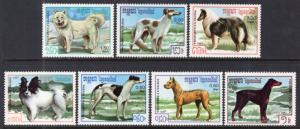 Cambodia 768-774 Dogs MNH VF