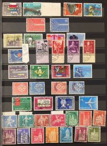 Switzerland 1960s/70s Used Collection (Aprx 220+Items) (TK500 )