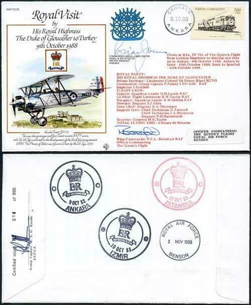 RV6e The Duke of Gloucester to Pakistan Signed by Brian Jones (A)