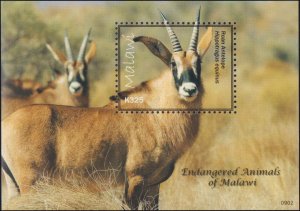 Malawi #745-746, Complete Set(2), 2009, Animals, Never Hinged