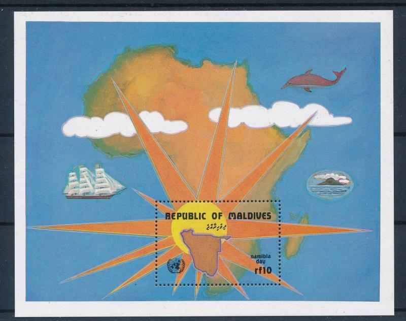 [50016] Maldives 1984 Namibia day MNH Sheet