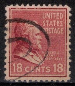 USA - Scott 823 w/ Registry Cancel