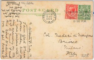 45815 - GB -  POSTAL HISTORY : POSTCARD special postmark 1925 - OLYMPIC GAMES