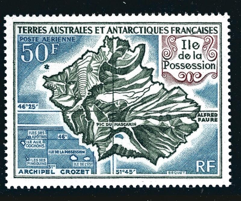 Fascinating FSAT Possession Island Issue (Scott C20) F-VF MNH Cat $22