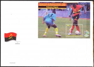 Angola 2006 Football Soccer Germany 2006 S/S on envelope