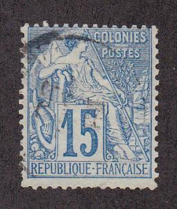 French Colonies Scott #51 Used
