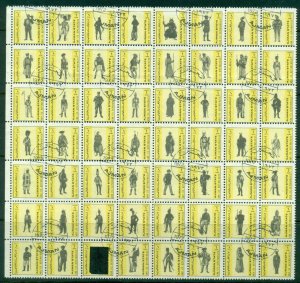 Ajman 1972 Mi#2257-2312 Military Uniforms, yellow background (56v)REDACTED CTO