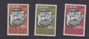 CYPRUS, 1974 EUROPA set of 3, lhm.