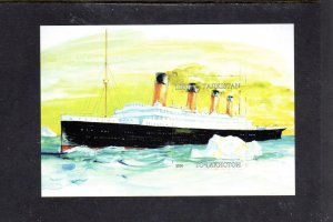 TAJIKISTAN 1999 TITANIC TRAVELS MINT VF NH O.G S/S (5TAJ)