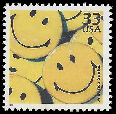 #3189m 33c The 1970's America Smiles 1999 Used