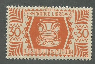 Wallis & Futuna Scott Catalog Number 130 Issued in 1944