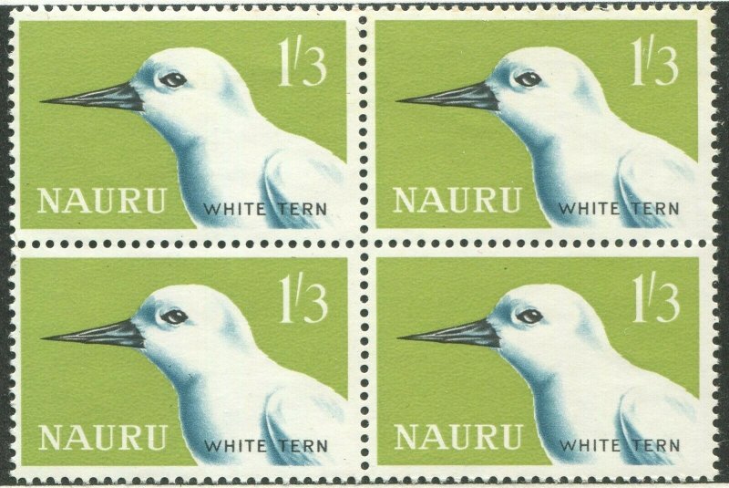 NAURU #54 MINT BLOCK OF 4 NH