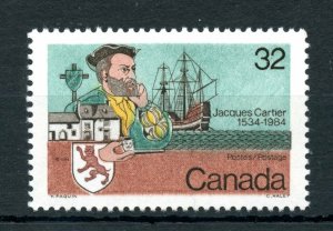 CANADA  Sc# 1011  JACQUES CARTIER Explorer  1984  MNH