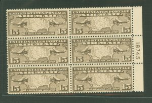 United States #C8 Mint (NH) Plate Block