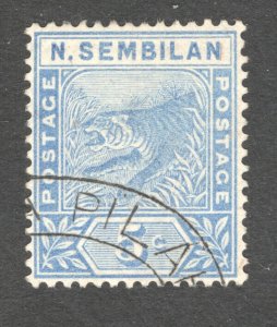 Malaya - Negri Sembilan, Scott #4   VF, Used,   CV $47.50 .......  4180005