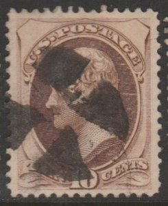 U.S. Scott Scott #188 Jefferson Stamp - Used Single