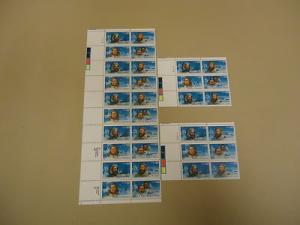 USPS Scott 2220-23 22c Polar Artic Explorers Lot of 3 Pla...