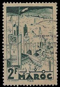 French Morocco #169 Used VLH; 2c Fez (1939)